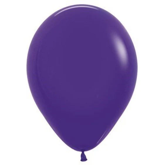 Round Balloon 30cm Violet, Uninflated
