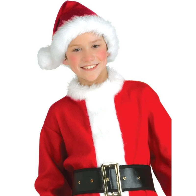 Santa Claus Flannel Suit, Child - Image 3