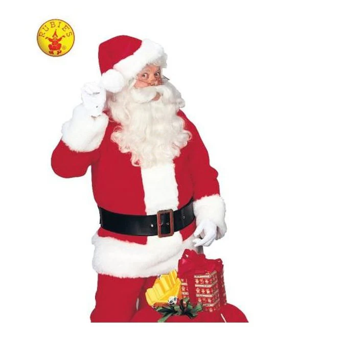 Santa Claus Suit Regency Plush Costume, Adult