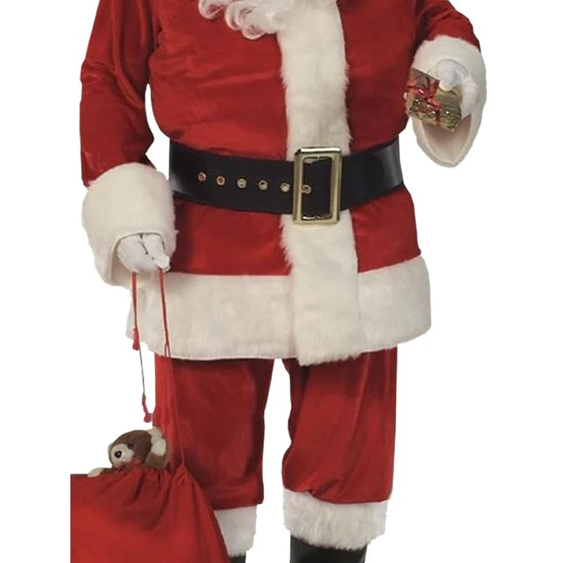 Santa Suit Velvet, Adult - Image 3