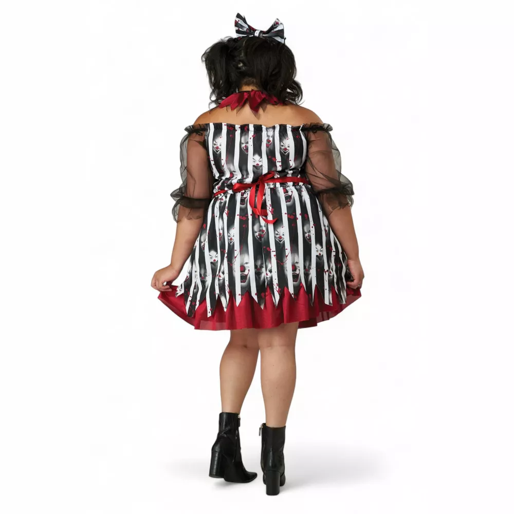Savage Clown Women Plus Size Costume - Image 3