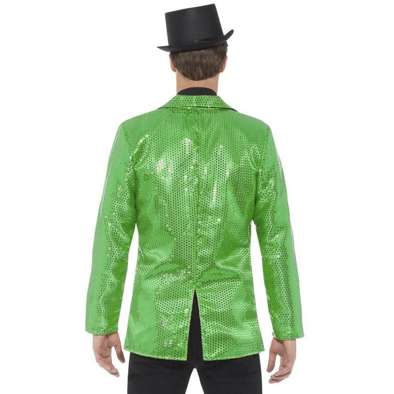 Sequin Jacket, Green - Image 3
