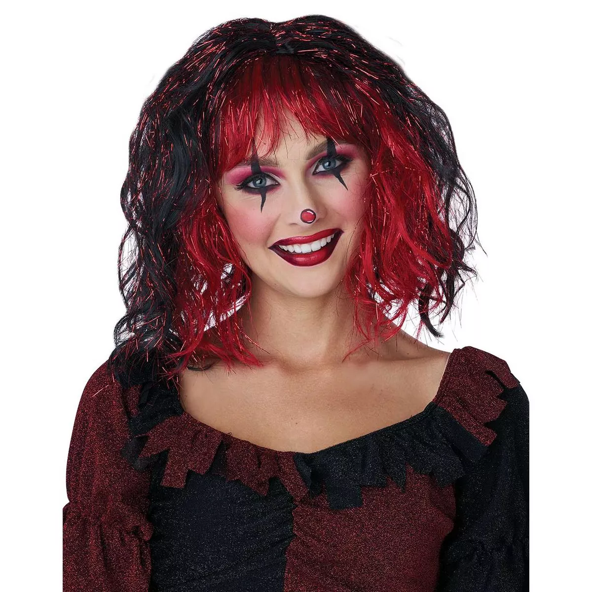 Shimmering Jester Wig