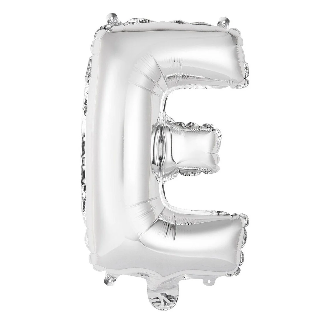 Silver Letter E Foil Balloon - 35cm