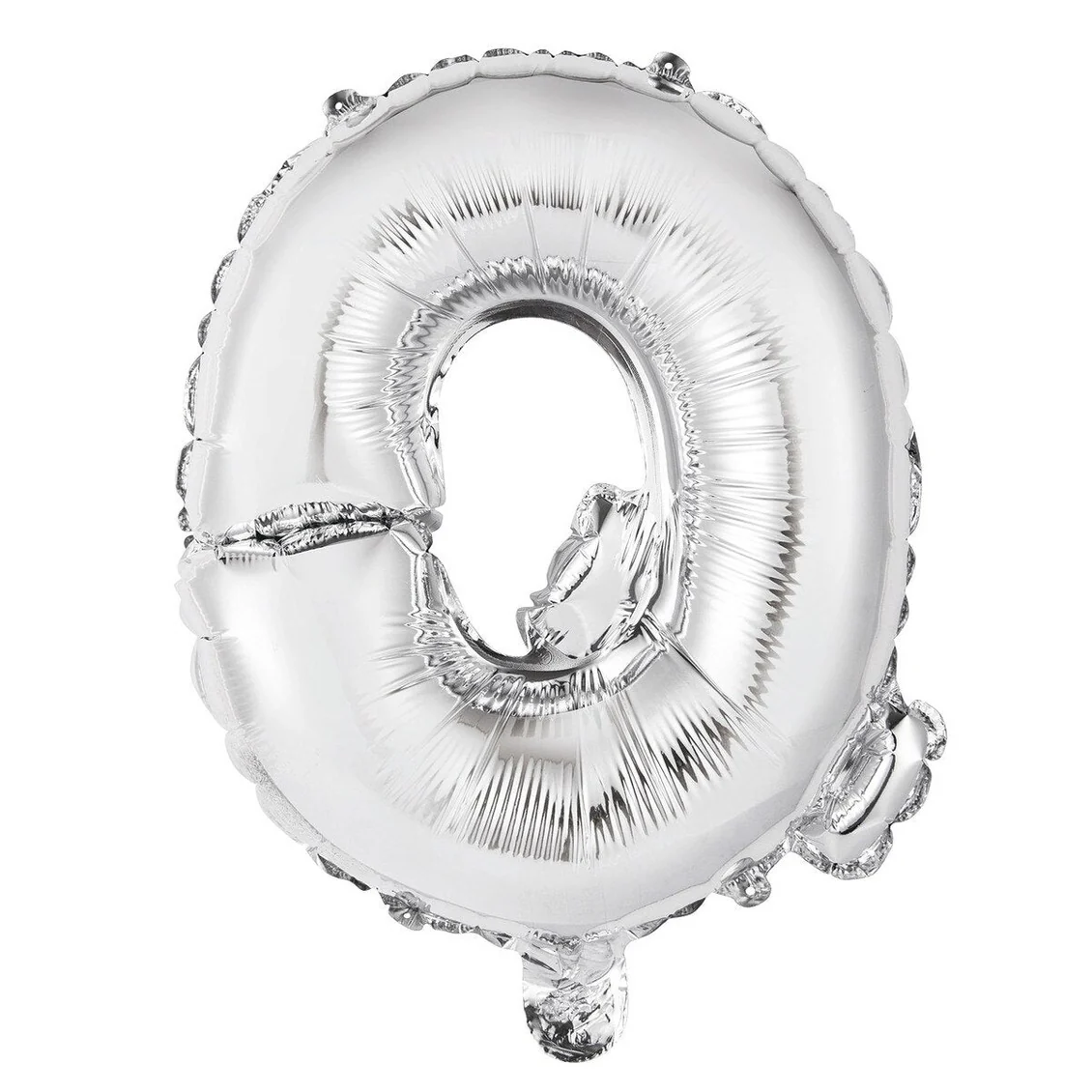 Silver Letter Q Foil Balloon - 35cm