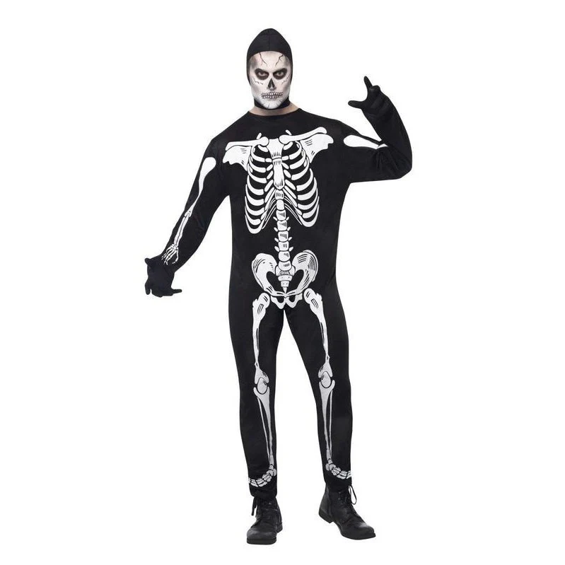 Skeleton Jumpsuit Costume - Image 2