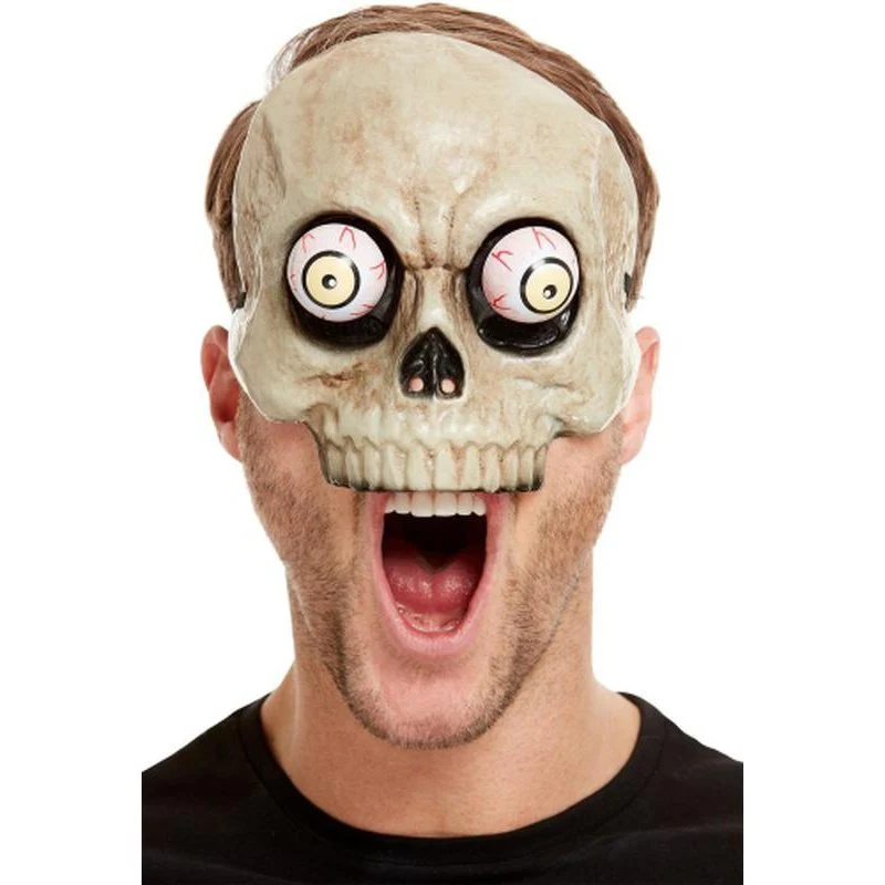 Skeleton Mask, White, Pvc