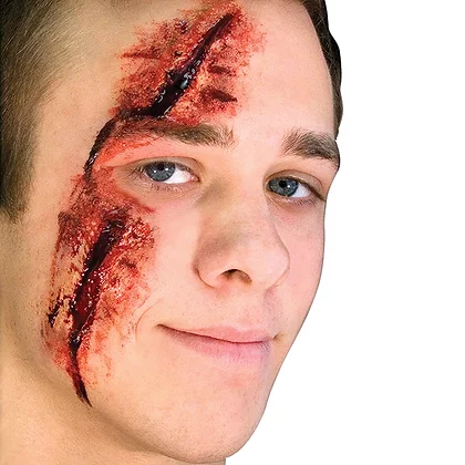Slashed Eye Latex Prosthetics