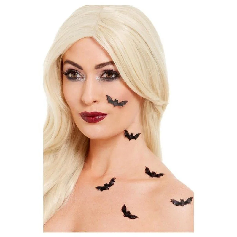 Smiffys Make-Up FX, 3D Bat Stickers