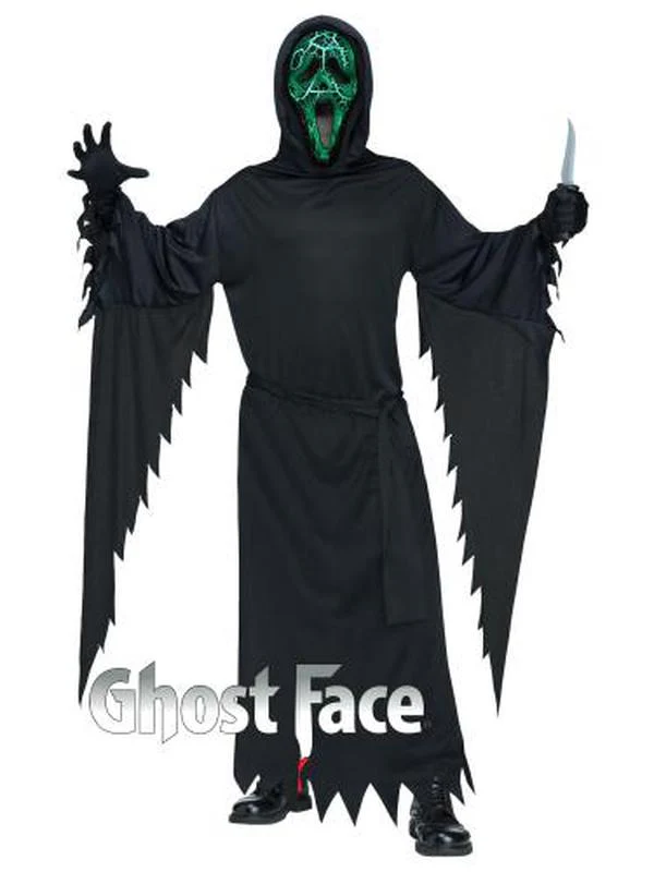 Smoldering Ghst Face Costume Adult