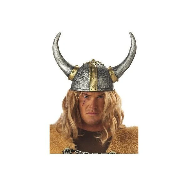 Soft Pvc Silver Gold Norseman Viking Helmet Hat