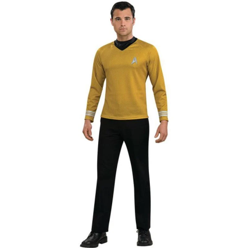 Star Trek Gold Shirt Adult Size S