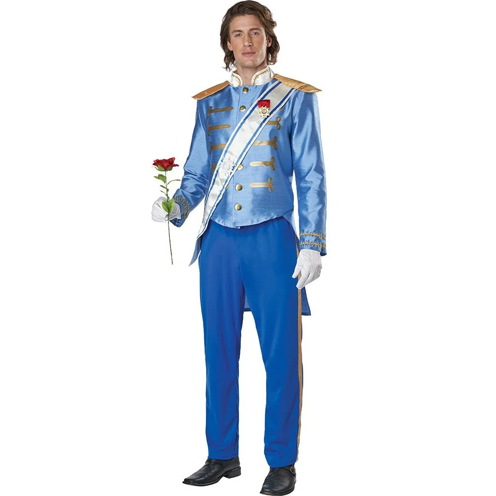 Storybook Prince Charming Men's Blue Costume