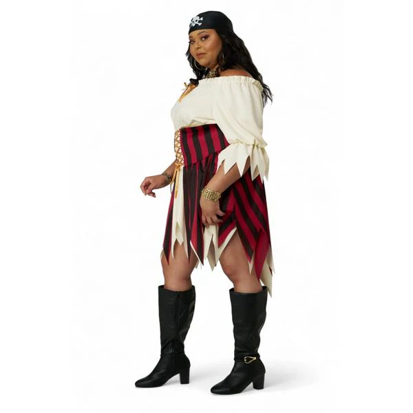 Sultry Sea Pirate Adult Plus Costume - Image 2