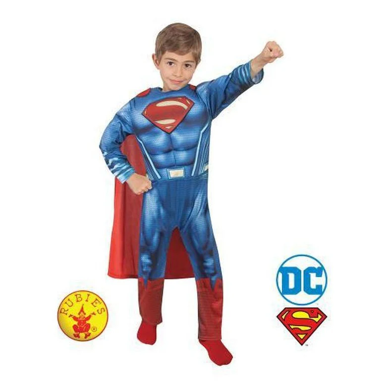 Superman Doj Deluxe Size 6 8.