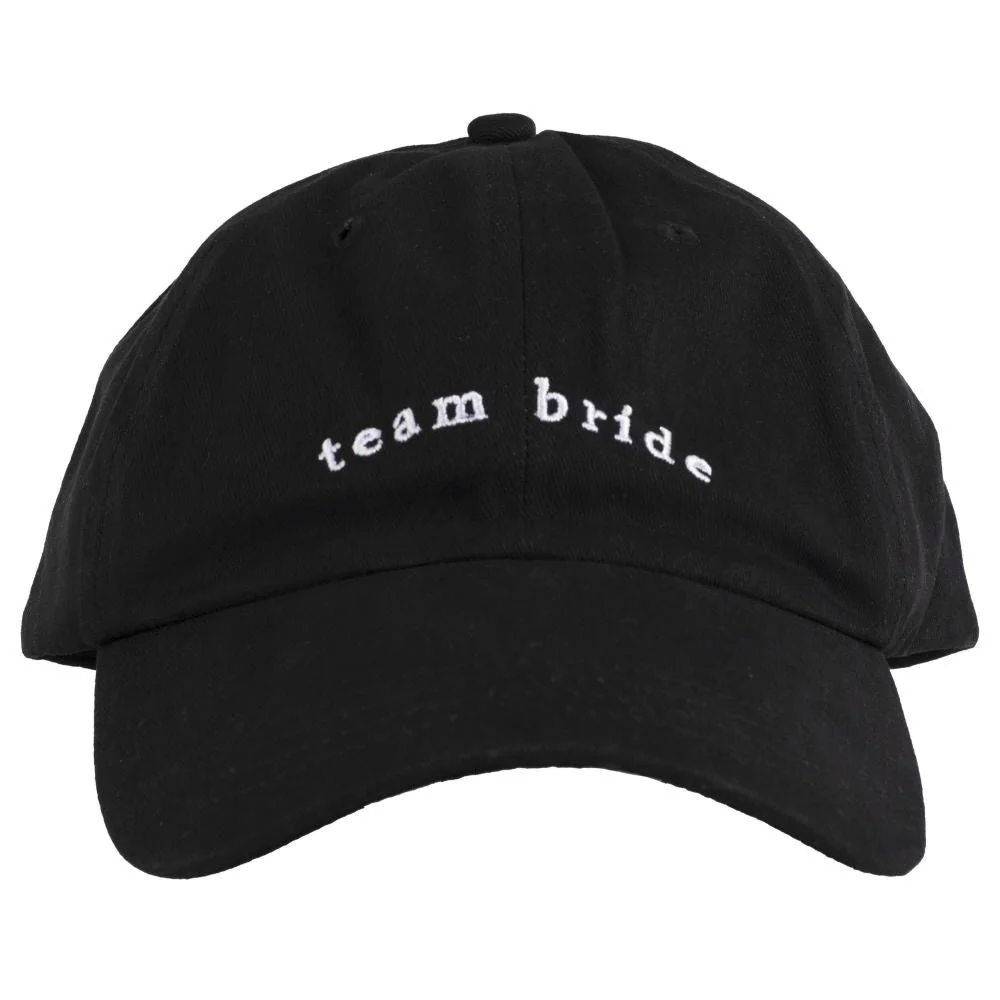 Team Bride Black Cap - Image 2