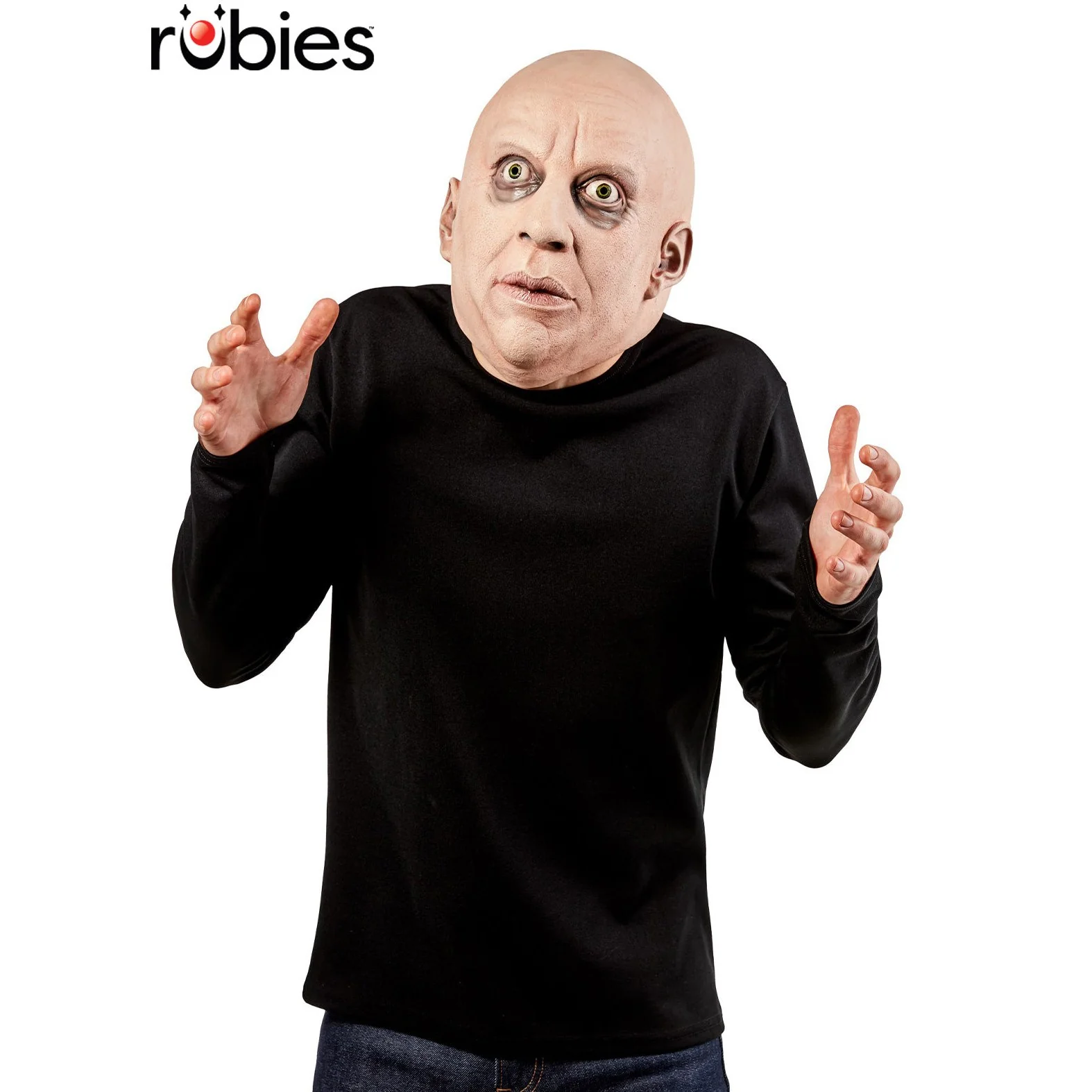 Uncle Fester Mens Overhead Deluxe Latex Mask