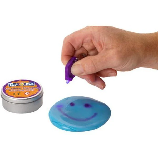 Uv Colour Changing Bouncing Putty, Assorted