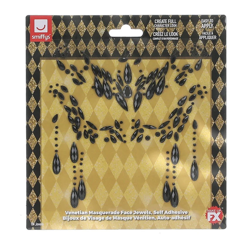 Venetian Masquerade Face Jewels - Image 2