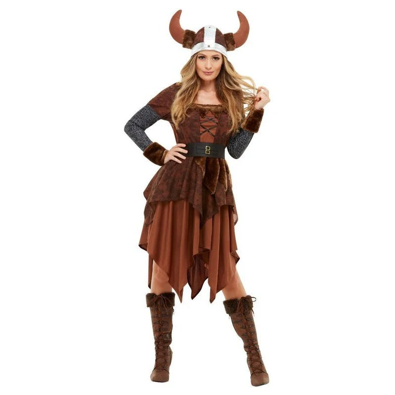 Viking Barbarian Queen Costume - Image 2