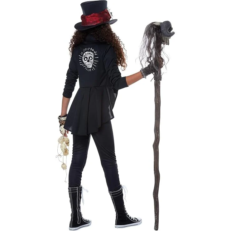 Voodoo Witch Doctor Girls Costume - Image 2