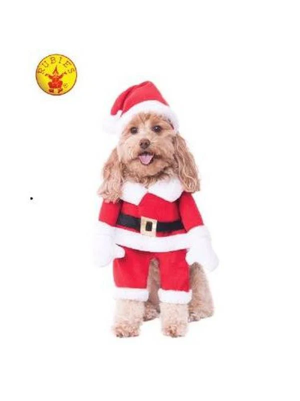 Walking Santa Deluxe Pet Costume Size M