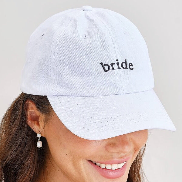 White Bride Baseball Cap