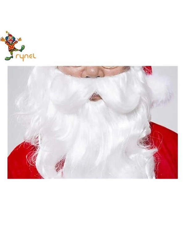 White Christmas Xmas Santa Men Costume Plus Size 2 Xl/3 Xl - Image 3