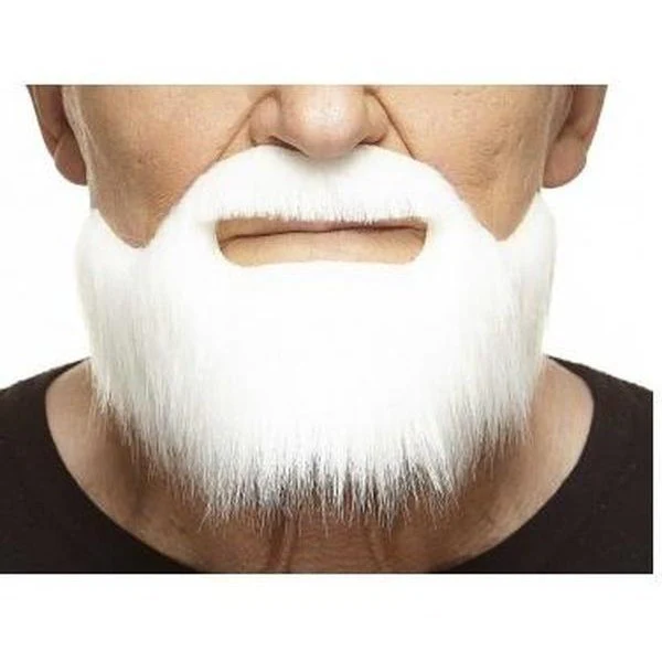 Brown Bushy Beard With Moustache And Sideburns