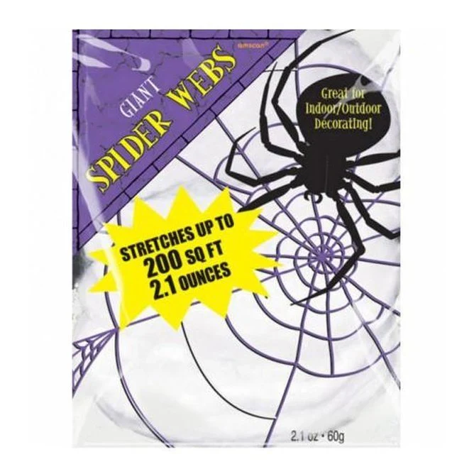 White Stretchable Spiders Web