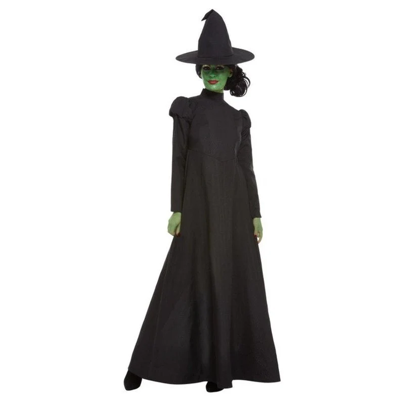 Wicked Witch Costume, Black With Hat - Image 2