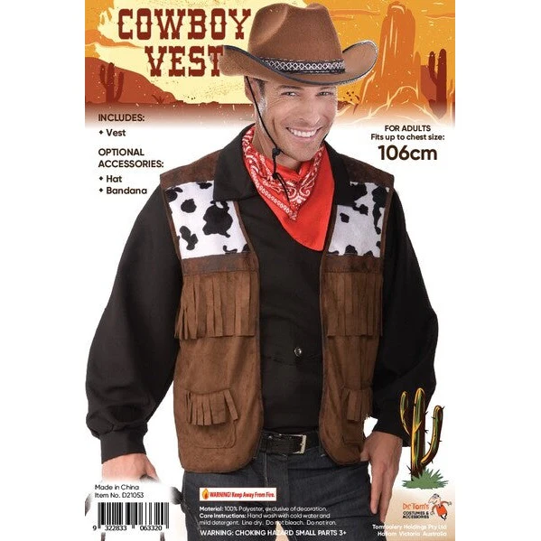 Wild West Cowboy Vest - Image 4