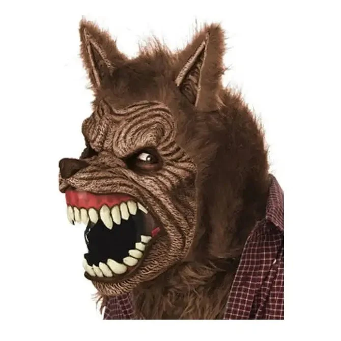 Wolf Werewolf Full Moon Adult Ani Motion Mask