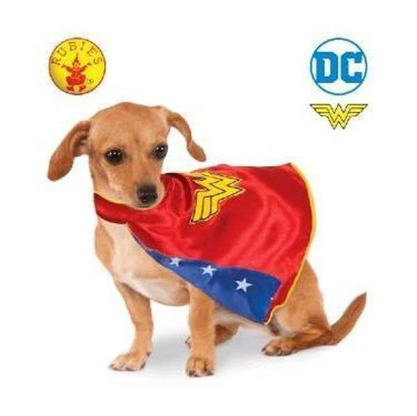 Wonder Woman Cape Pet Costume Size Xs
