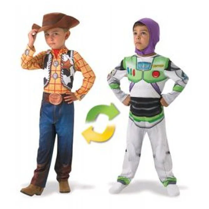 Woody To Buzz Lightyear Deluxe Reversible Size 3