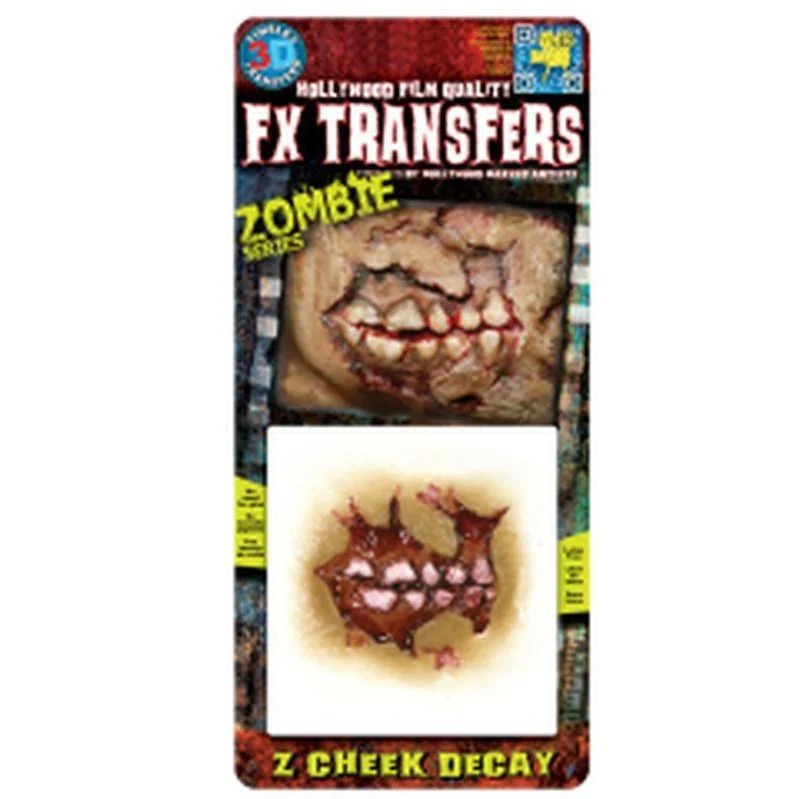 Zombie Cheek Decay - 3D FX Transfer - Small