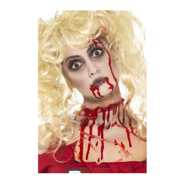 Zombie Make Up Set, Red, Includes Facepaint